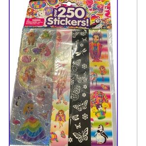Unique Vintage Rainbow and Black Sticker Set